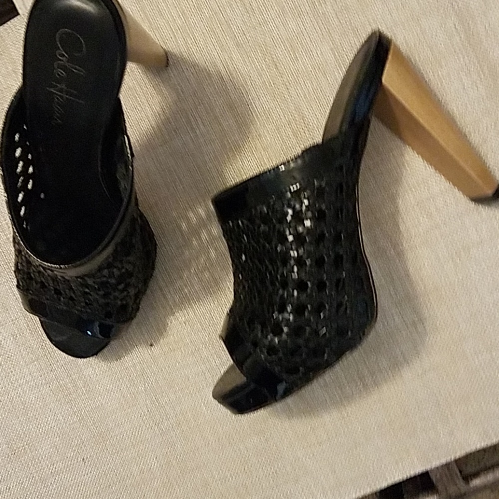 Women's, size 6, heeled mules.